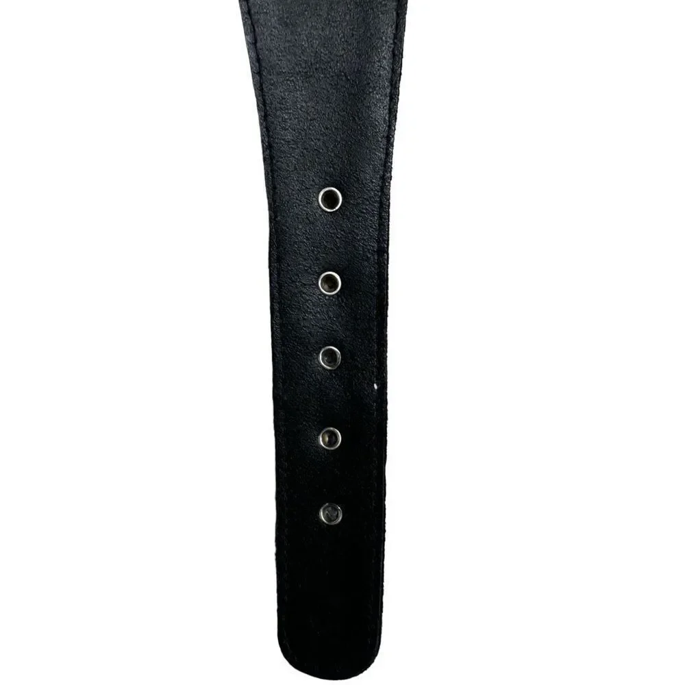 Chicos Leather Velvet Medallion Embellished Belt - Picture 12 of 16